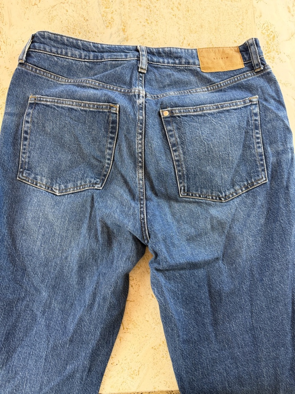 & Denim Vintage Mom Jeans Ultra High Waist Ankle Length Size 10 - Picture 4 of 7